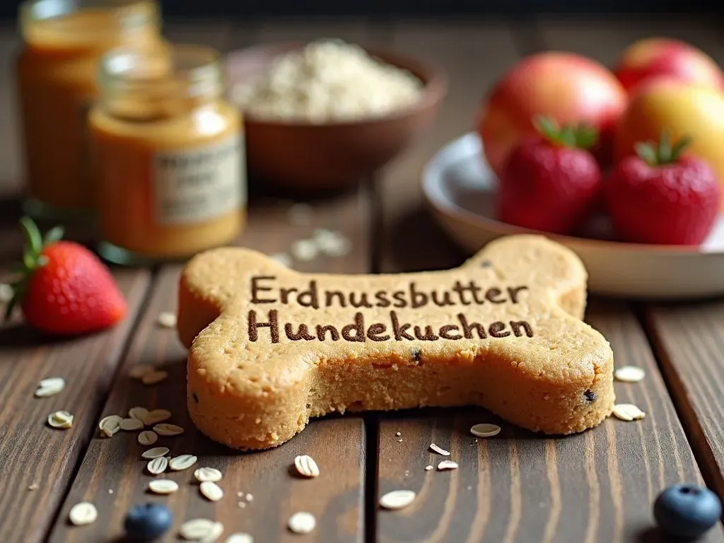 Erdnussbutter Hundekuchen