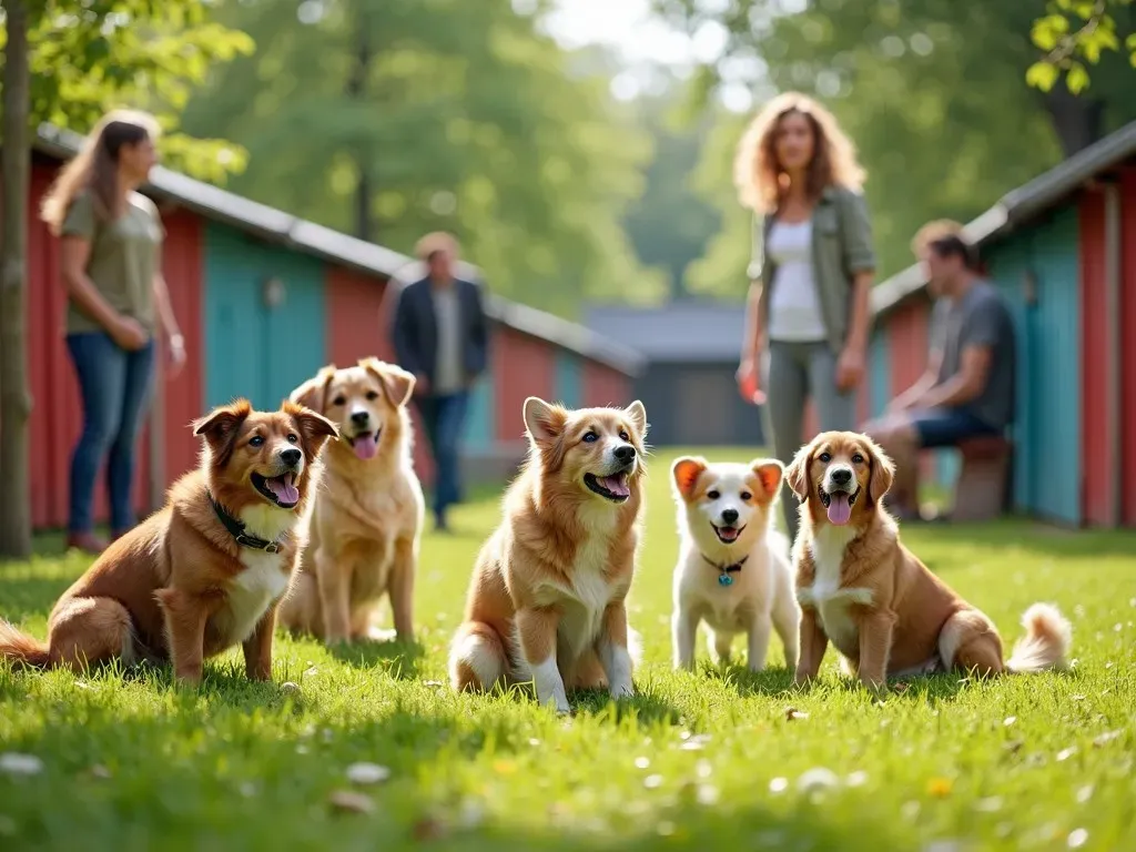 Hunde im Tierheim