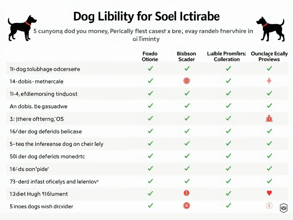 Hundehaftpflicht Vergleich Tabelle