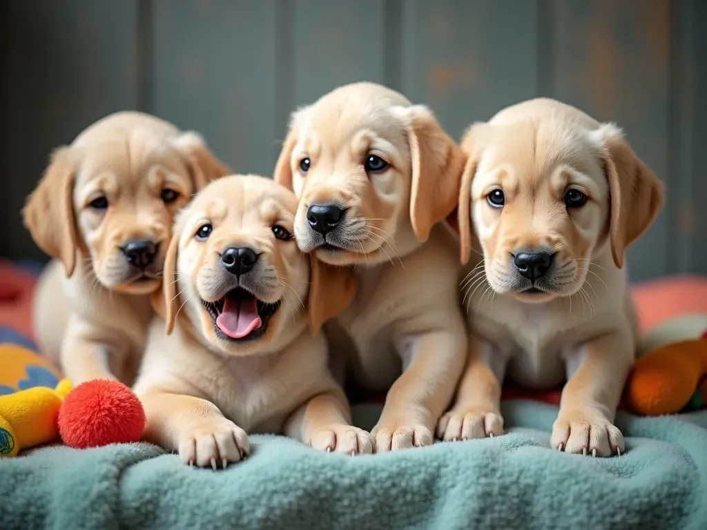 Labrador Welpen im Tierheim