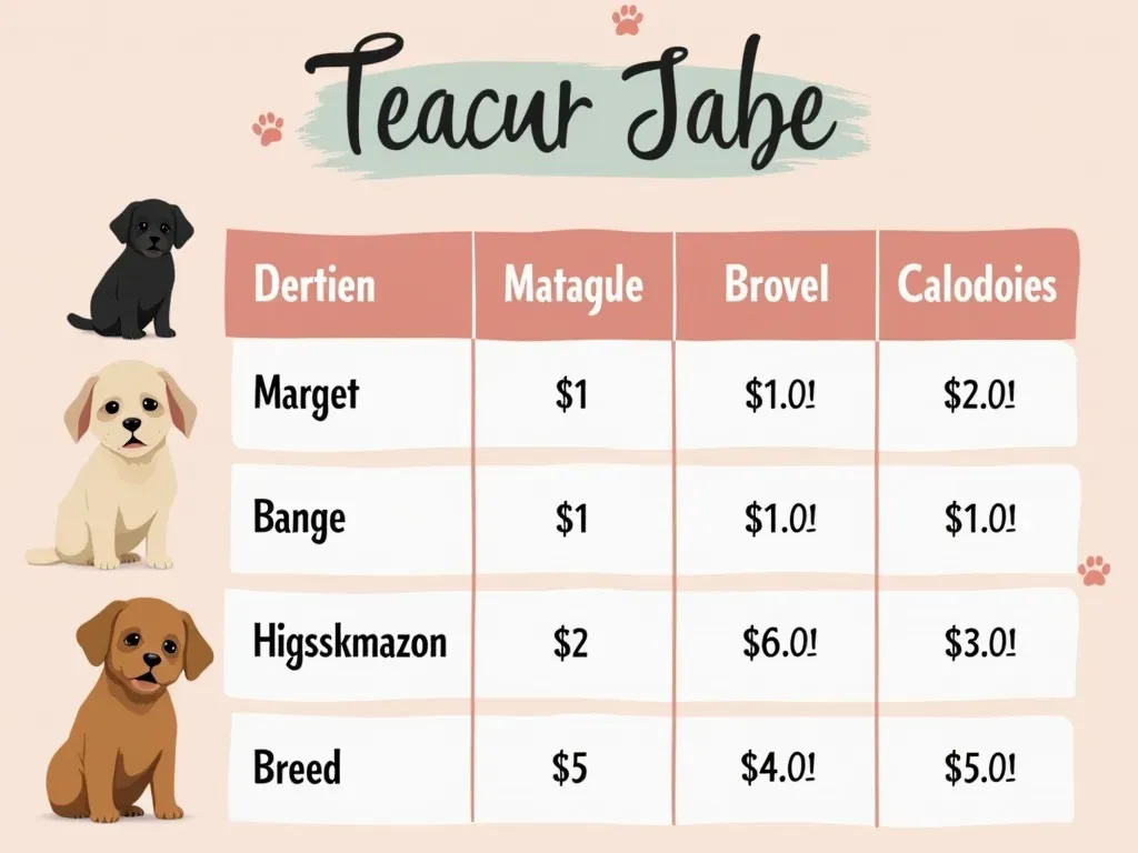 Tassenhunde Preis Tabelle