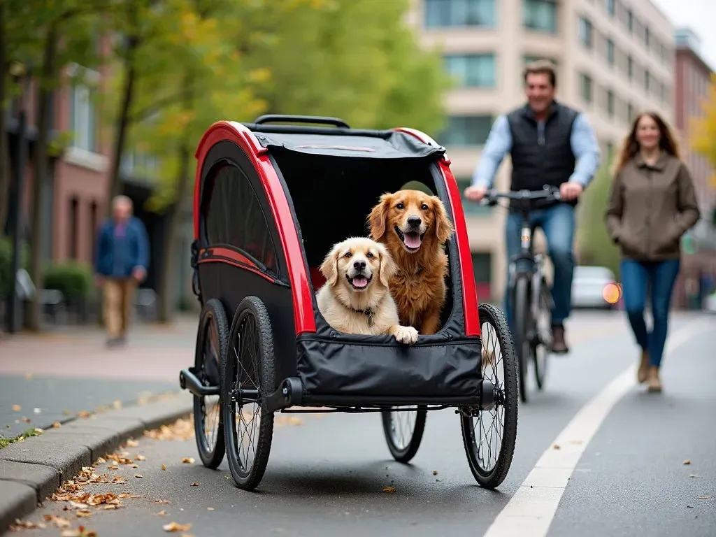 Der TrendPet DogBus L: Der ultimative Fahrradanhänger für große Hunde!