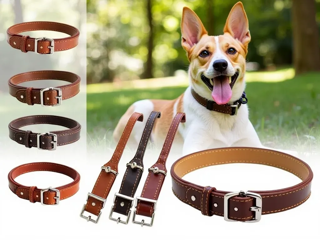 Entdecken Sie das Beste: Lederhalsband Hund Breit für Stil und Komfort!