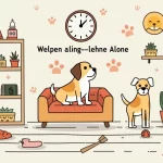 Welpen alleine lassen: Die besten Tipps für stressfreies Alleinsein!