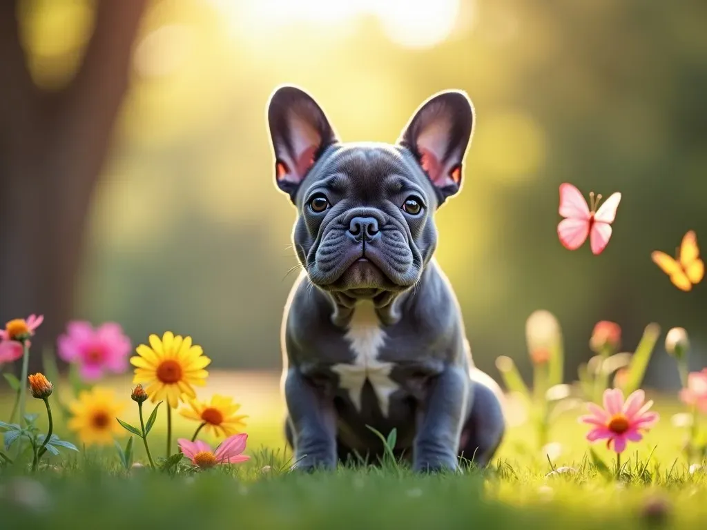 blue french bully